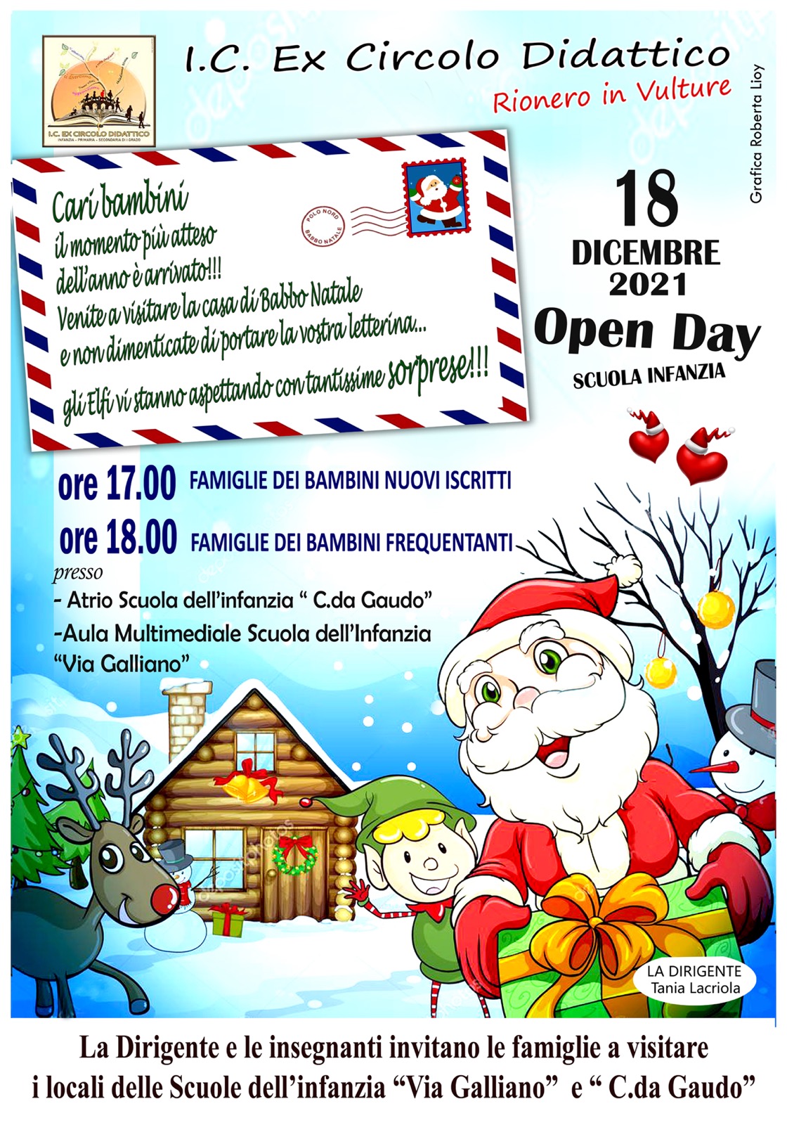 Invito Open Day Scuola Infanzia