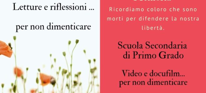 Giornata della Memoria 2025- Scuole di Rionero
