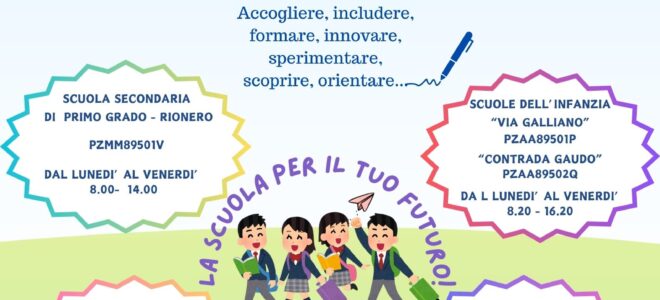 Iscrizioni Plessi Rionero