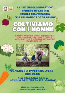 Laboratorio con i nonni - Scuola dell'infanzia Rionero- Coltiviamo con i nonni!